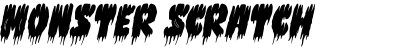 Monster Scratch Italic